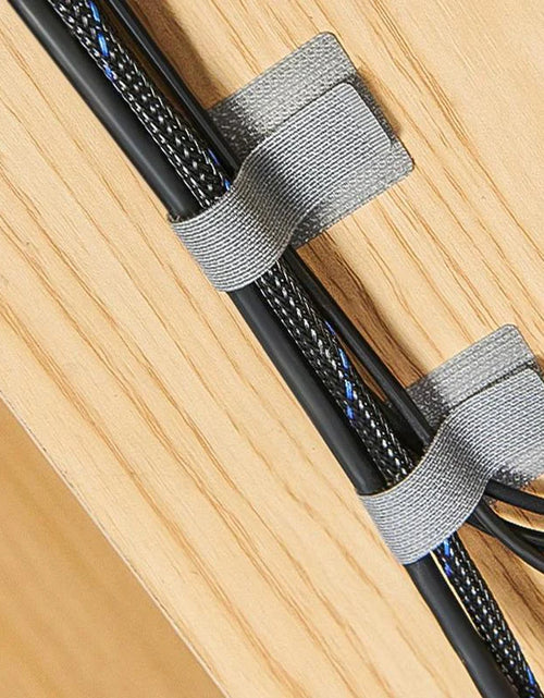 Load image into Gallery viewer, Summer Self Adhesive Cable Management Ties, 10Pcs Cable Organizing Straps, Electric Wire Velcro for Home Office, Bedroom Accessories, Desk Accessories, Office Accessories, Dorm Essentials