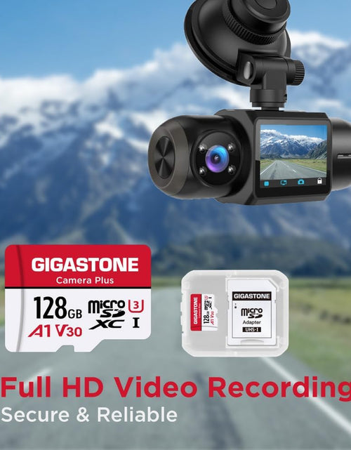 Load image into Gallery viewer, 128GB 2-Pack Micro SD Card, Camera Plus, Gopro, Action Camera, Sports Camera, High Speed 100Mb/S, 4K Video Recording, Micro SDXC UHS-I A1 V30 U3 Class 10