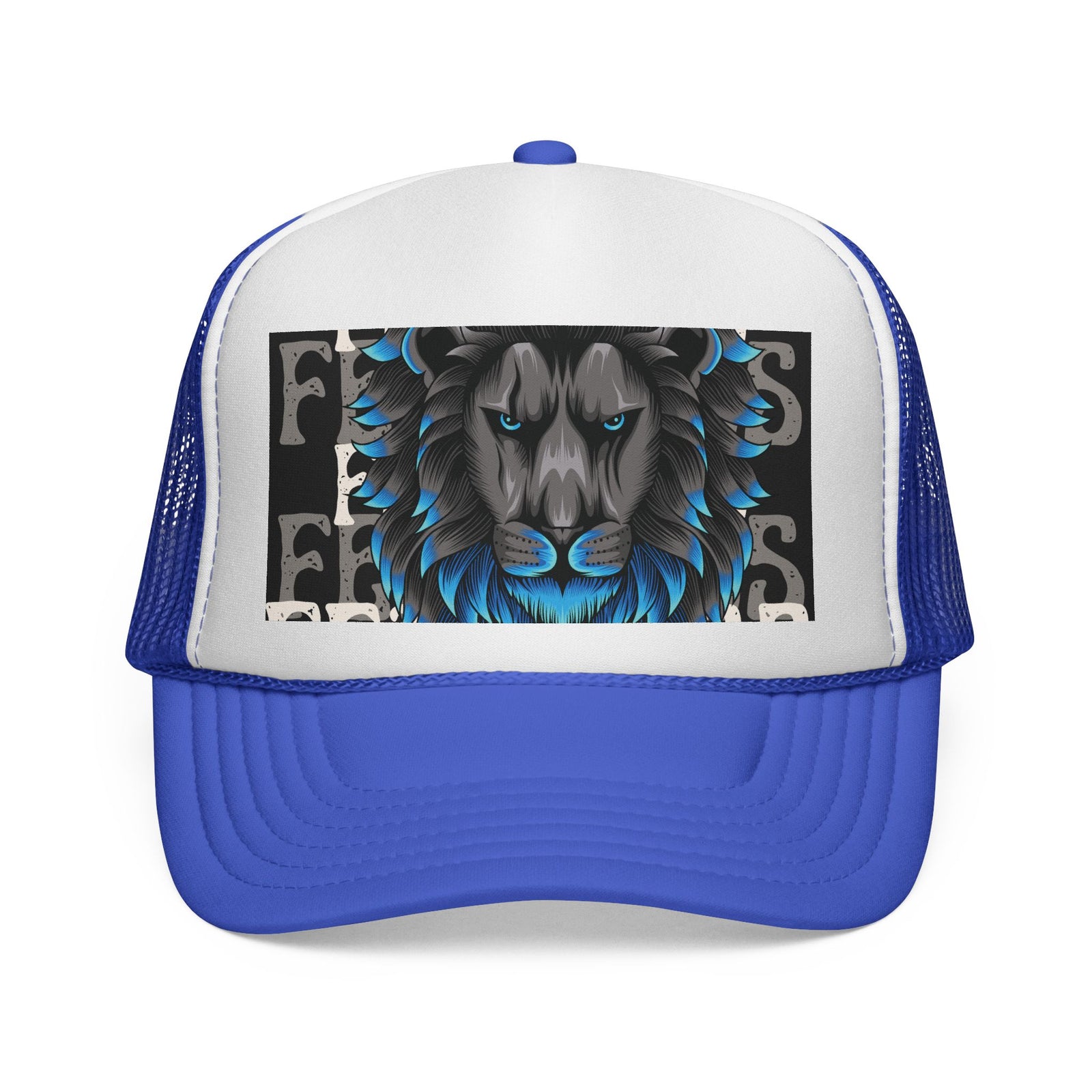 Majestic Lion Trucker Cap, Unisex Snapback Hat, Cool Animal Lover Gift, Summer Outdoor Accessory, Perfect for Festivals, Road Trips