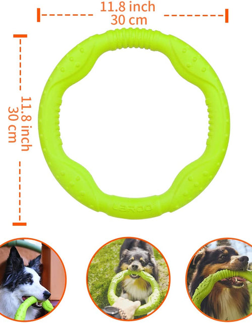 Load image into Gallery viewer, Dog Toys for Aggressive Chewers,¡¾Floatable¡¿ Dog Flying Disc, Dog Tug Toy, Interactive Dog Toys, Dog Teeth Cleaning, Tug of War Dog Toy, Dog Chew Toys, Dog Teething Toys for Catch, Fetch
