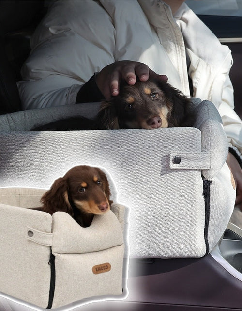Load image into Gallery viewer, Car Central Dog Car Seat Bed Portable Dog Carrier for Small Dogs and Cats Safety Travel Bag Accessories Pet Products