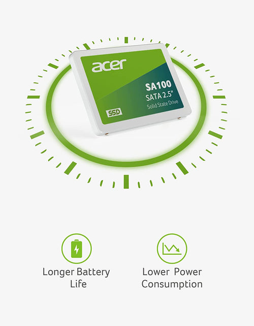 Load image into Gallery viewer, SA100 960GB SATA III 2.5 Inch Internal SSD - 6 Gb/S, 3D NAND Solid State Hard Drive up to 560 Mb/S - BL.9BWWA.104