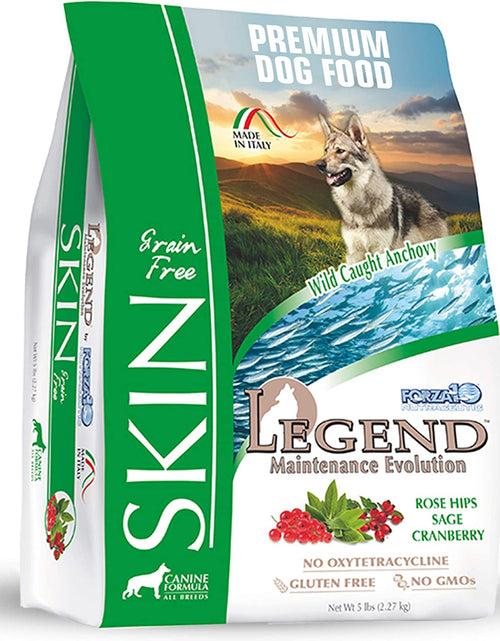 Load image into Gallery viewer, Legend Sensitive Skin Dog Food, Grain Free Dry Dog Food with Curative Herbs, Premium Quality Wild Caught Anchovy Flavor, for Adult Dogs, Pack of 1