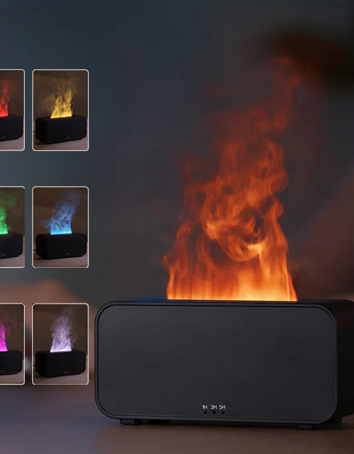 Load image into Gallery viewer, Flame Aroma Diffuser: USB Powered Aromatherapy & Humidifier in One
