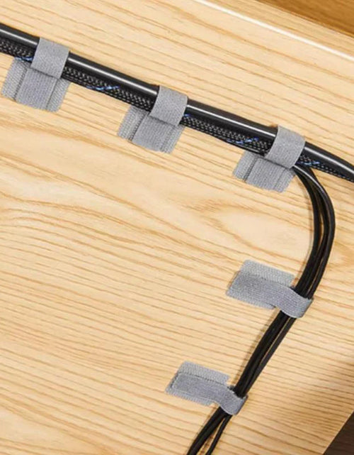 Load image into Gallery viewer, Summer Self Adhesive Cable Management Ties, 10Pcs Cable Organizing Straps, Electric Wire Velcro for Home Office, Bedroom Accessories, Desk Accessories, Office Accessories, Dorm Essentials
