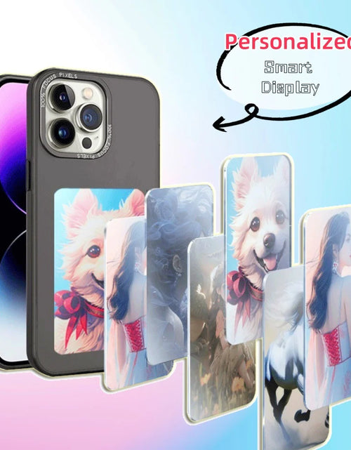 Load image into Gallery viewer, E-Ink Screen Phone Case Unlimited Screen Projection Personalized Phone Cover Battery Free New Designer Luxury Phone Case