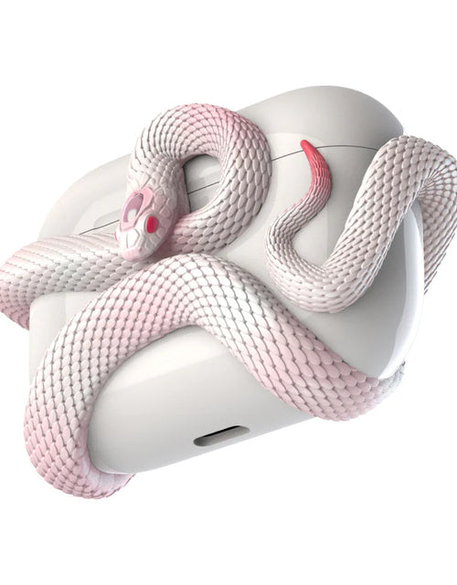Load image into Gallery viewer, Creative Horrible Snake Wireless Earphone Case Headset Protective Case Silicone Case Earphone Case Cover Early Halloween