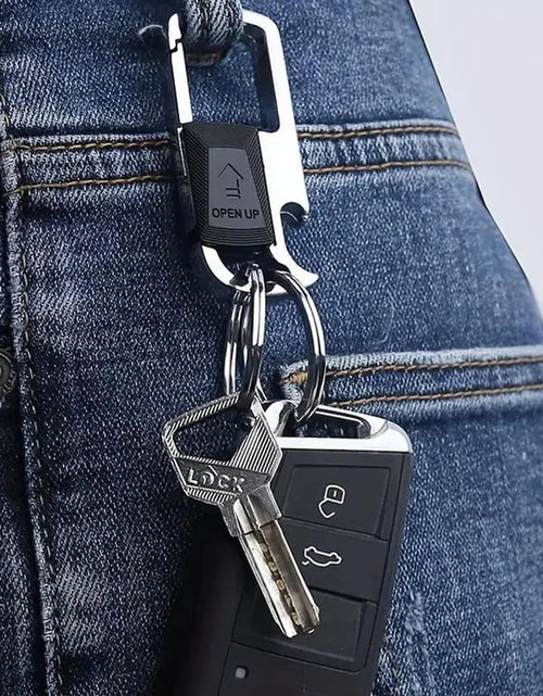 Load image into Gallery viewer, Metal Keychain, Creative Keychain, Fashion All-Match Car Keychain, Keychain for Car Key, Bag Key, Gift for Friends
