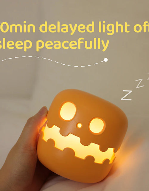 Load image into Gallery viewer, Pumpkin Lamp Bedside Halloween Funny Decoration Ambience Light for Bedrooms Living Room Decoration Kids Birthday Gift Halloween Decorations