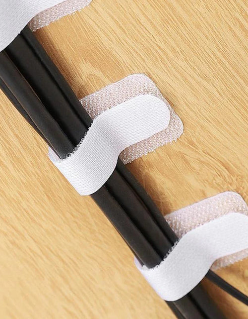 Load image into Gallery viewer, Summer Self Adhesive Cable Management Ties, 10Pcs Cable Organizing Straps, Electric Wire Velcro for Home Office, Bedroom Accessories, Desk Accessories, Office Accessories, Dorm Essentials