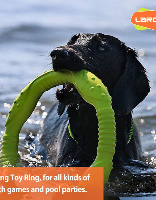 Load image into Gallery viewer, Dog Toys for Aggressive Chewers,¡¾Floatable¡¿ Dog Flying Disc, Dog Tug Toy, Interactive Dog Toys, Dog Teeth Cleaning, Tug of War Dog Toy, Dog Chew Toys, Dog Teething Toys for Catch, Fetch