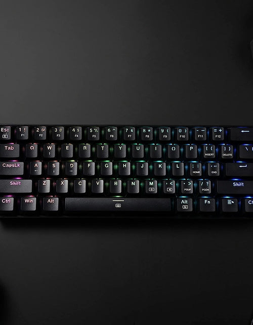 Load image into Gallery viewer, K630 Dragonborn 60% Wired RGB Gaming Keyboard, 61 Keys Compact Mechanical Keyboard with Tactile Brown Switch, Pro Driver Support, Black