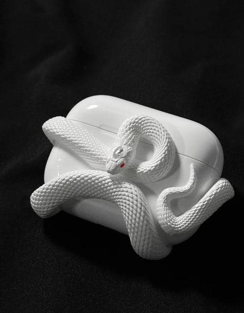 Load image into Gallery viewer, Creative Horrible Snake Wireless Earphone Case Headset Protective Case Silicone Case Earphone Case Cover Early Halloween