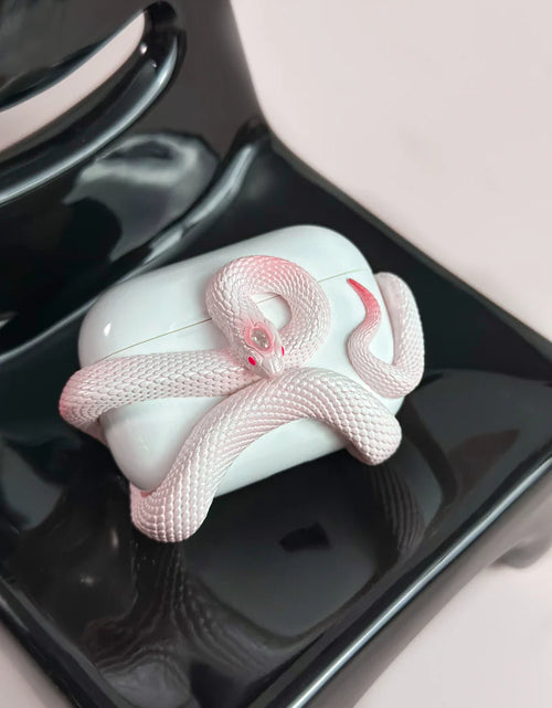 Load image into Gallery viewer, Creative Horrible Snake Wireless Earphone Case Headset Protective Case Silicone Case Earphone Case Cover Early Halloween