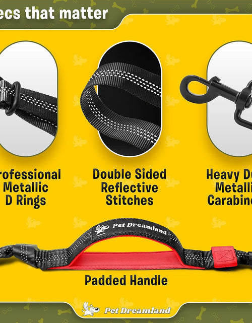 Load image into Gallery viewer, Hands Free Dog Leash for Running, Walking, Hiking, Cycling and Training. Bungee Harness, Adjustable Waist Belt, Single or Double Handle, Reflective Stitching. Medium and Large Dogs