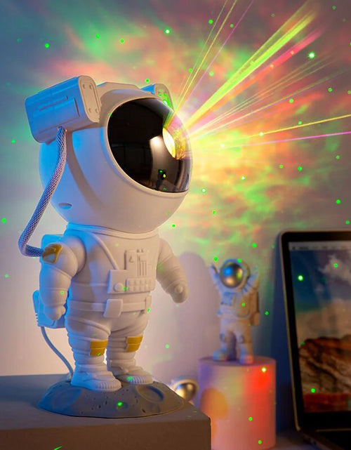 Load image into Gallery viewer, Creative Astronaut Galaxy Starry Sky Projector Nightlight USB Atmospher Bedroom Table Lamp