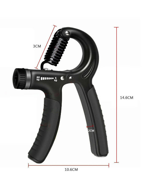 Load image into Gallery viewer, Hand Grip Adjustable Trainer Gripper Strengthener Gym Strength Exerciser Adjustable Heavy Gripper Fitness Hand Exerciser Grip Wrist Training Increase Strength Spring Finger Pinch Carpal Expander