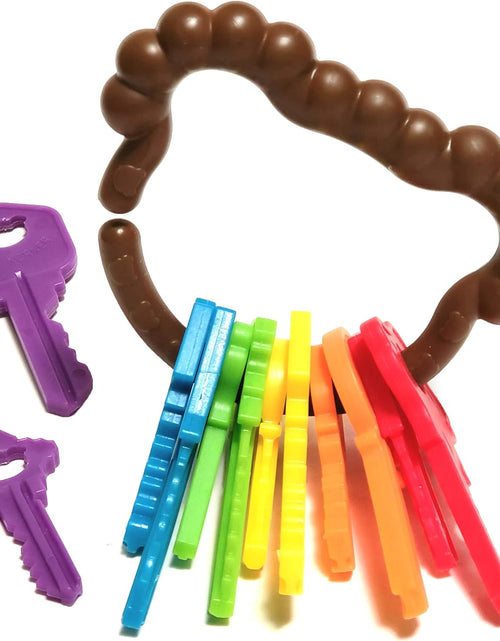Load image into Gallery viewer, Baby Keys Montessori Toys for Toddlers - Toy Keys, Matching Toddler Games, Learning Toys for 2 Year Olds - Real Keys, Pretend Play Toys and Sensory Toys for Autistic Children with Activity Ebook