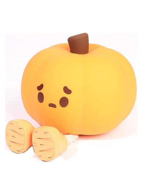 Load image into Gallery viewer, Home Decor Halloween Pumpkin Night Light Cute Soft Silicone Lamp Touch Dimmable Rechargeable Bedside Decor Light Kids Gifts Halloween Decorations