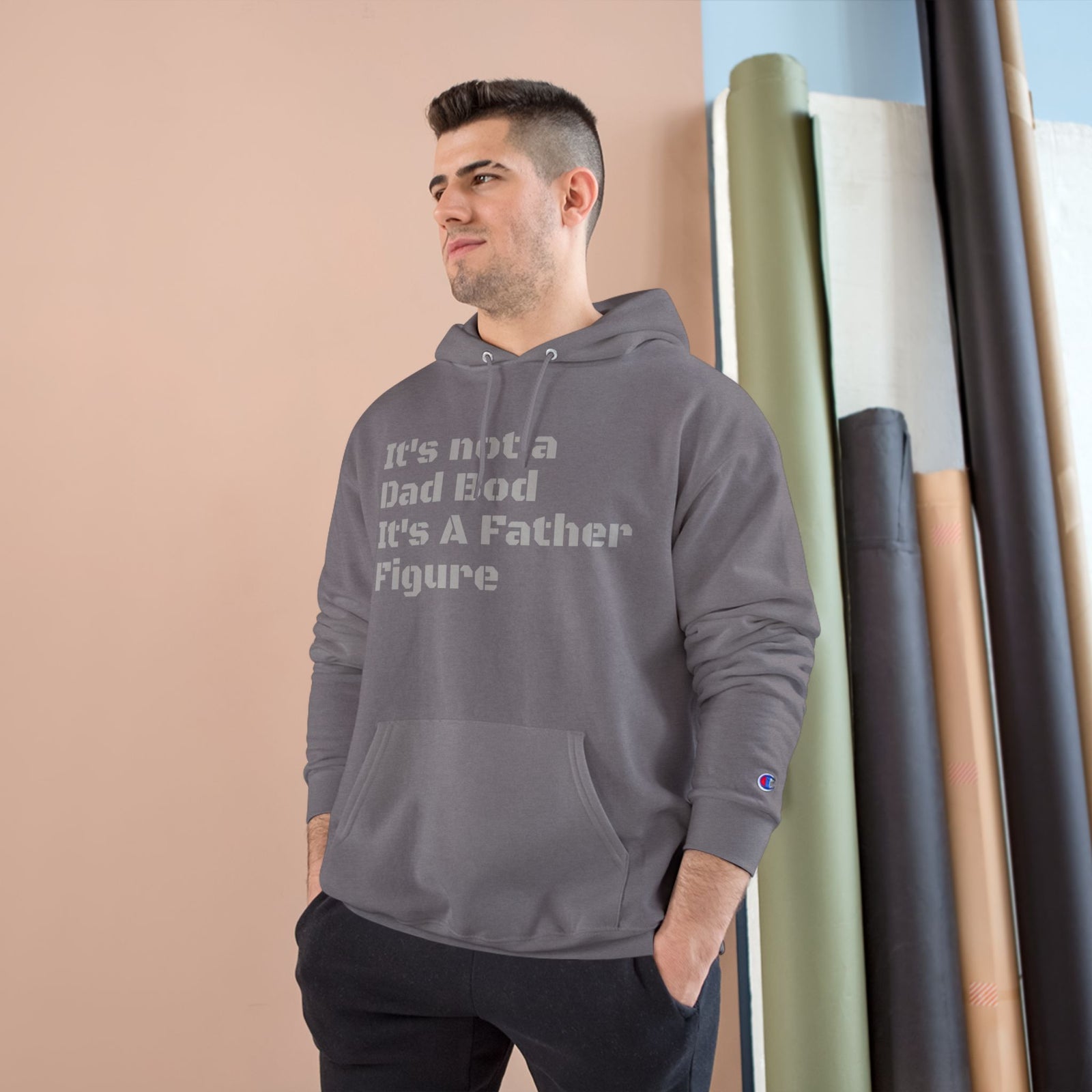 Father Figure Champion Hoodie - Perfect Gift for Dads
