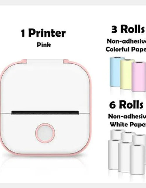 Load image into Gallery viewer, Portable Mini Thermal Label Printer Home Photo Printer Student Wrong Question Printer Bluetooth Mini Label Printer Price Tag
