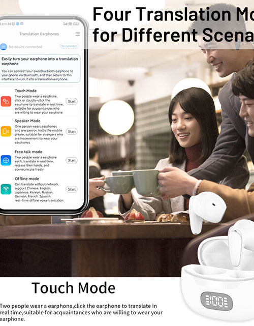 Load image into Gallery viewer, 2025 AI Translation Earbuds Language Translation Device 144 Languages &amp; Accents

