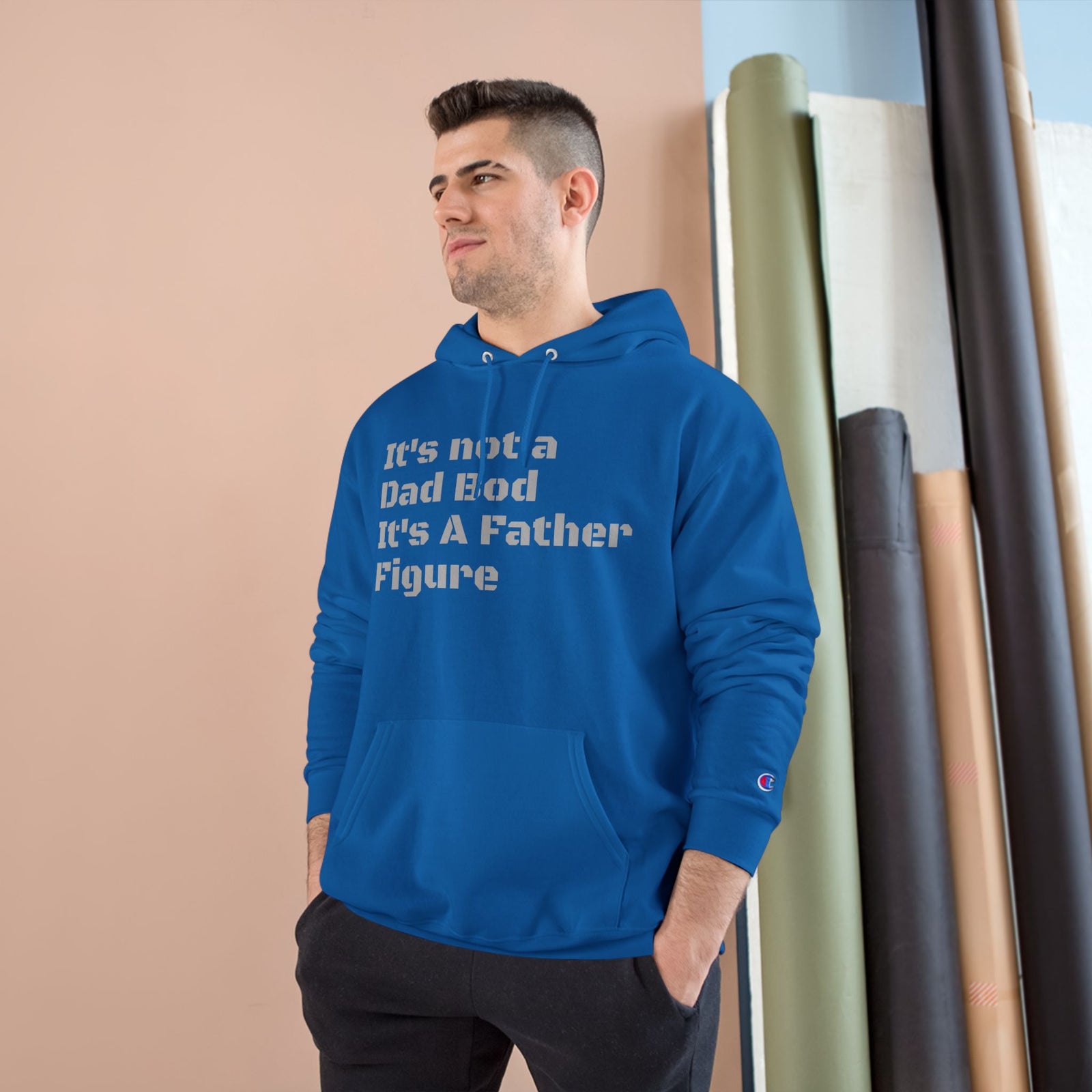 Father Figure Champion Hoodie - Perfect Gift for Dads