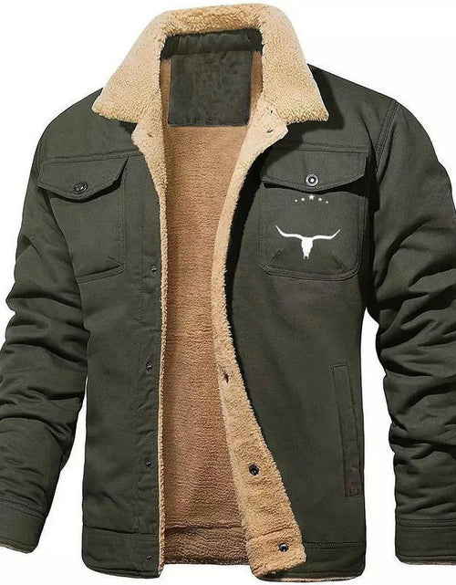 Load image into Gallery viewer, 2024 New Men&#39;S Fleece-Ined Cottoncasual Jacket Workwear
