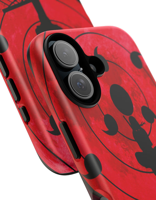 Load image into Gallery viewer, Bold Phone Case, Tough Cases, Red Moon Design, Gift for Tech Lovers, Unique Phone Accessory, Halloween and Cosplay
