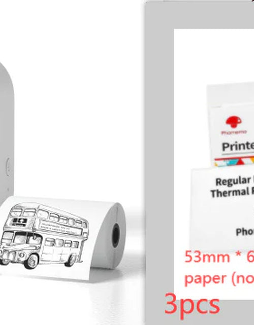 Load image into Gallery viewer, Portable Mini Thermal Label Printer Home Photo Printer Student Wrong Question Printer Bluetooth Mini Label Printer Price Tag
