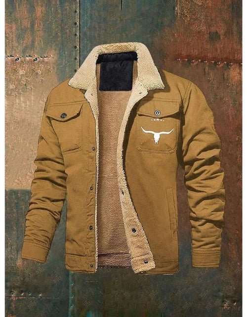 Load image into Gallery viewer, 2024 New Men&#39;S Fleece-Ined Cottoncasual Jacket Workwear
