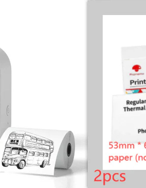 Load image into Gallery viewer, Portable Mini Thermal Label Printer Home Photo Printer Student Wrong Question Printer Bluetooth Mini Label Printer Price Tag
