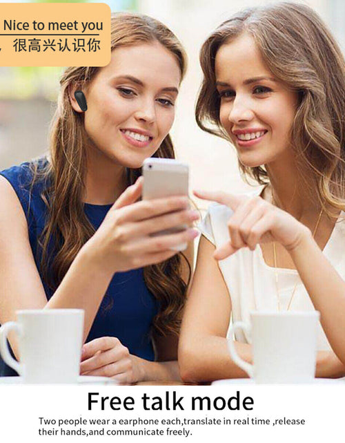 Load image into Gallery viewer, 2025 AI Translation Earbuds Language Translation Device 144 Languages &amp; Accents
