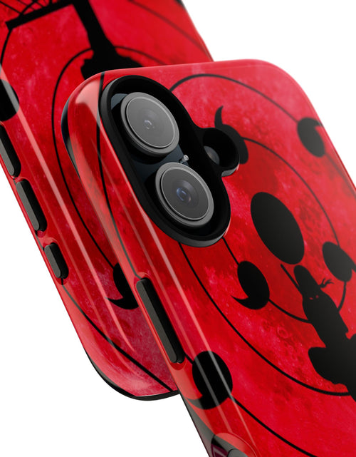 Load image into Gallery viewer, Bold Phone Case, Tough Cases, Red Moon Design, Gift for Tech Lovers, Unique Phone Accessory, Halloween and Cosplay

