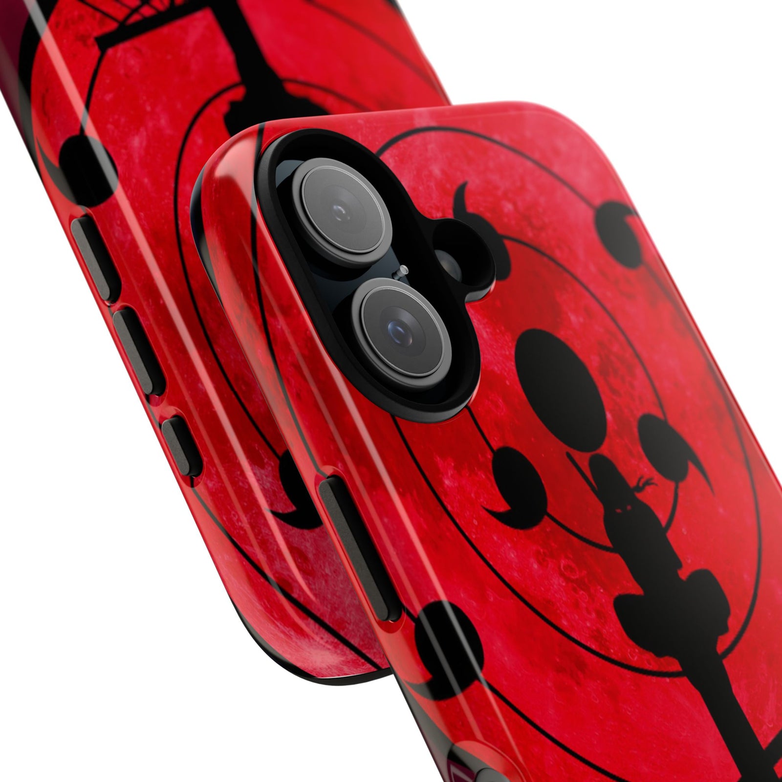 Bold Phone Case, Tough Cases, Red Moon Design, Gift for Tech Lovers, Unique Phone Accessory, Halloween and Cosplay