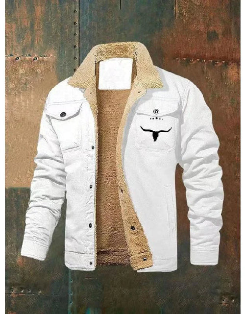 Load image into Gallery viewer, 2024 New Men&#39;S Fleece-Ined Cottoncasual Jacket Workwear
