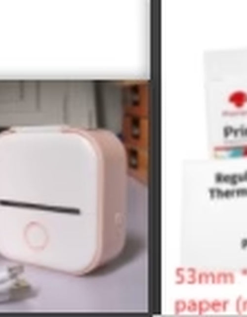 Load image into Gallery viewer, Portable Mini Thermal Label Printer Home Photo Printer Student Wrong Question Printer Bluetooth Mini Label Printer Price Tag

