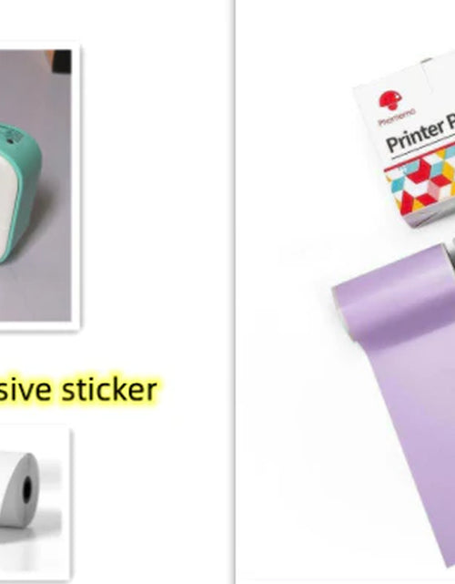 Load image into Gallery viewer, Portable Mini Thermal Label Printer Home Photo Printer Student Wrong Question Printer Bluetooth Mini Label Printer Price Tag
