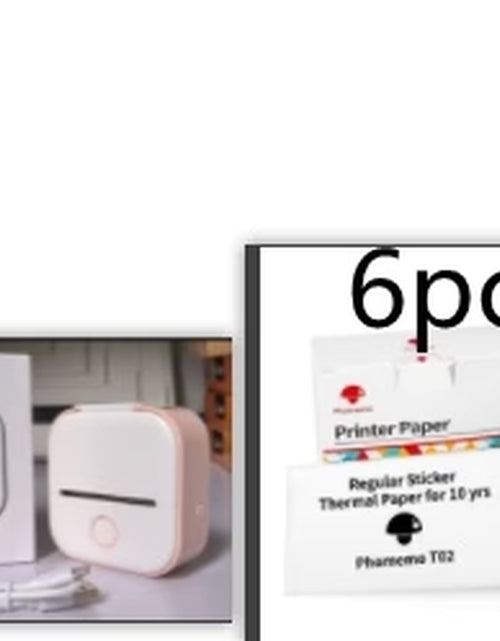 Load image into Gallery viewer, Portable Mini Thermal Label Printer Home Photo Printer Student Wrong Question Printer Bluetooth Mini Label Printer Price Tag
