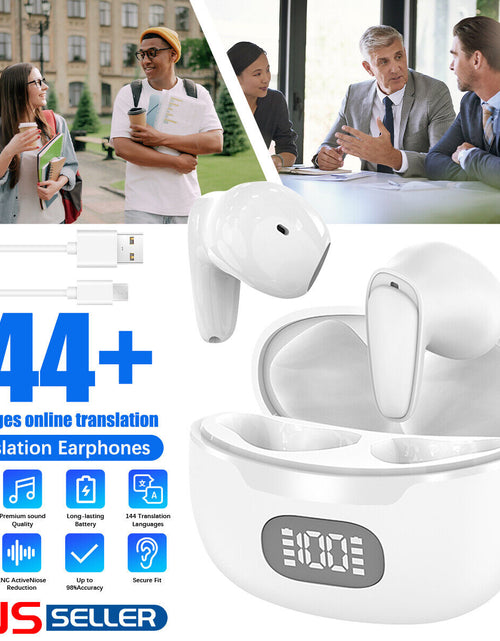 Load image into Gallery viewer, 2025 AI Translation Earbuds Language Translation Device 144 Languages &amp; Accents
