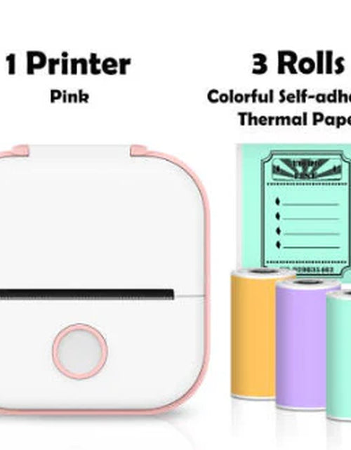 Load image into Gallery viewer, Portable Mini Thermal Label Printer Home Photo Printer Student Wrong Question Printer Bluetooth Mini Label Printer Price Tag
