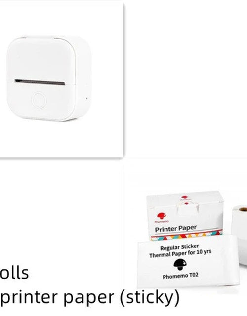 Load image into Gallery viewer, Portable Mini Thermal Label Printer Home Photo Printer Student Wrong Question Printer Bluetooth Mini Label Printer Price Tag
