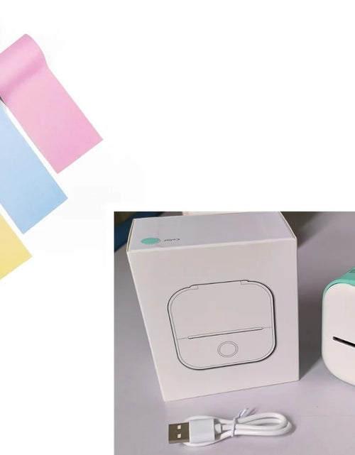 Load image into Gallery viewer, Portable Mini Thermal Label Printer Home Photo Printer Student Wrong Question Printer Bluetooth Mini Label Printer Price Tag
