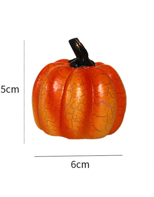 Load image into Gallery viewer, LED Pumpkin Lantern – Luminous Resin Halloween Candle Lamp for Spooky Decor
